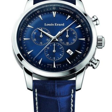 Louis Erard Heritage Collection Swiss Quartz Blue Dial Men’s Watch