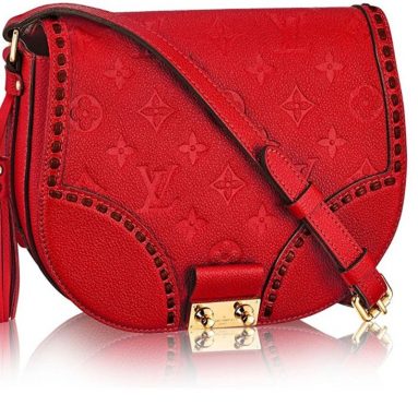Louis Vuitton Monogram Empreinte Junot Shoulder Cross Body Handbag Cherry