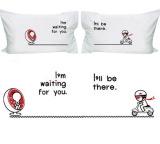 “Love is on the Way” Couple Pillowcases