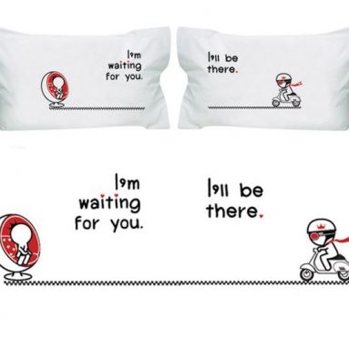 “Love is on the Way” Couple Pillowcases