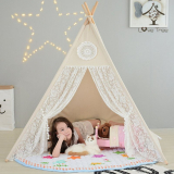 LoveTree Canvas Teepee Canopy Tent Teepee Playhouse Play