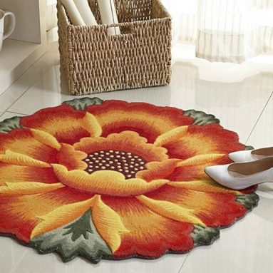 Luk Oil Sunflower Round Rug