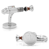 Luke Skywalker Light Saber Silver Plated Cufflinks