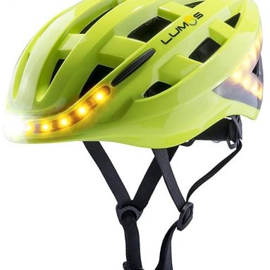 Lumos Smart Bike Helmet with Wireless Turn Signal Handlebar Remote and Built-in Motion Sensor