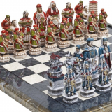 Luxury Chessmen  Mancini Chess Board