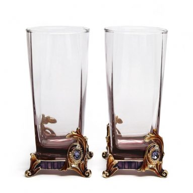 Luxury Enameled and Jeweled Bohemia Crystal