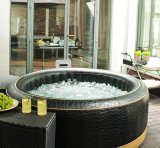 Luxury Exotic Relaxation and Hydrotherapy Spa With Crocodile Skin