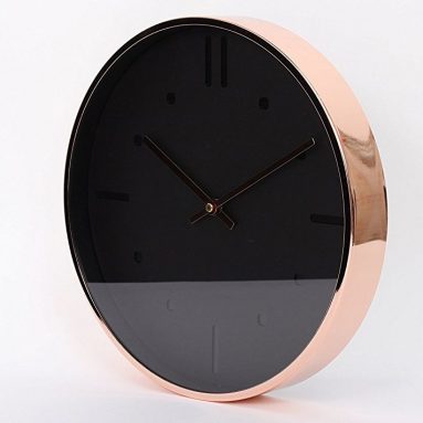 Luxury Modern 12” Silent Non-Ticking Wall Clock