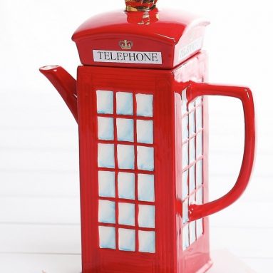 London Telephone Booth Teapot