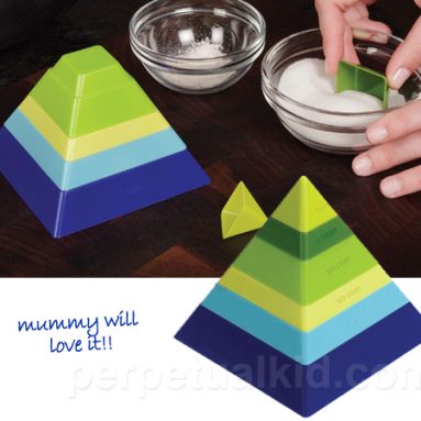 PYRAMID SCHEME MEASURING CUPS