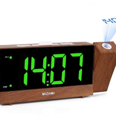 MIZHMI Projection Alarm Clock