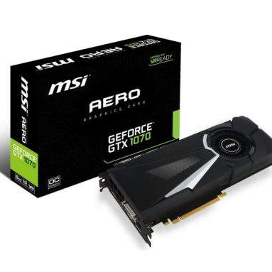 MSI Computer GeForce GTX 1070 AERO OC Graphics Cards