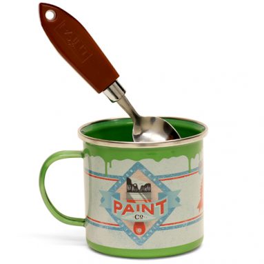 PAINT CAN MUG & BRUSH SPOON
