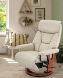 Mac Motion Bismark Recliner Cobblestone Air Leather