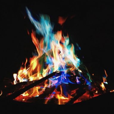 Magical Flames: Creates Vibrant, Colorful Flames for Wood Burning Fires