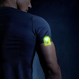 Magnetic LED clip on safety light for runners
