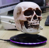 Magnetic Levitating Levitate 3D Skull