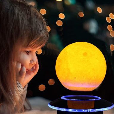 Magnetic Levitating Wireless Moon Lamp