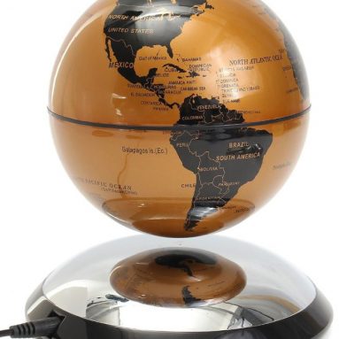 Magnetic Rotating Globe Anti-Gravity Floating Levitating Earth Multi-Color LED Display