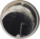 Man Hole Photo Circular Doormat