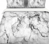 Marble No 2Featherweight Queen Duvet Cover