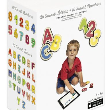 Marbotic Bundle Smart Letters + Smart Numbers – Connected Wooden Toys for Tablets Connected Toys