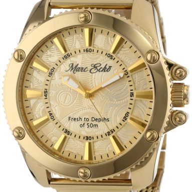 Marc Ecko Men’s Gold Dial Watch