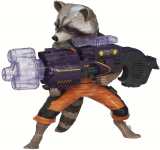 Marvel Guardians of The Galaxy Big Blastin’ Rocket Raccoon Figure