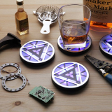 Marvel Iron Man 3 Arc Reactor Light-Up Coasters