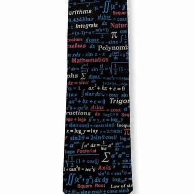 Math Equations Silk Tie