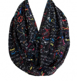 Mathematic Education Infinity Scarf Circle Loop Tube Scarf