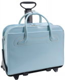 Rolling Leather 17″ Laptop Brief