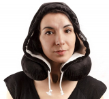 Memory Foam Travel Pillow with Hood