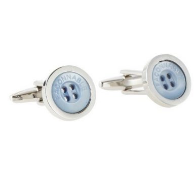 Mens Button Style Cufflinks