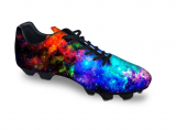 Men’s Galaxy Print Low Top Comfortable Soccer Shoes Lace-up Sneaker