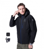 Men’s Heated Jacket Kit with Detachable Hood