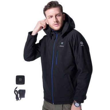 Men’s Heated Jacket Kit with Detachable Hood