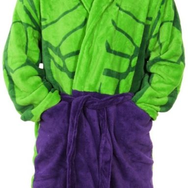 Mens Marvel Comics Incredible Hulk Dressing Gown