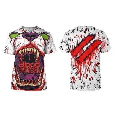 Mens Polar Bear All Over T-Shirt In All Over Tee