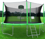 Merax 14-Feet Round Trampoline with Safety Enclosure