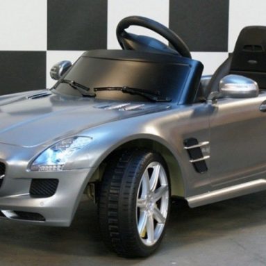 Mercedes SLS AMG Gray pedal car, children s toys