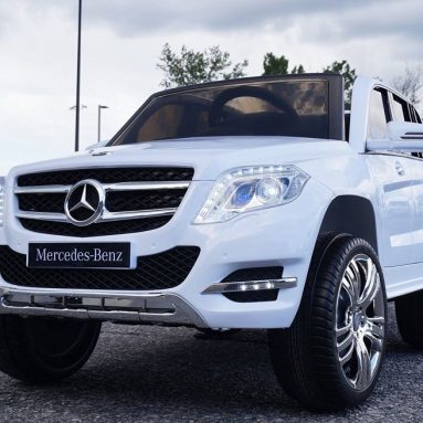 Mercedes White GLK 12V Ride-on Car for kids with Remote Control