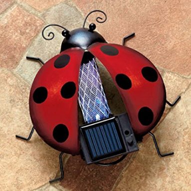 Metal Ladybug Solar Bug Zapper