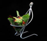 “DumDum” Metal Sculpture Food Server