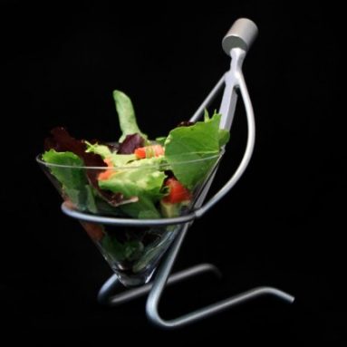 “DumDum” Metal Sculpture Food Server