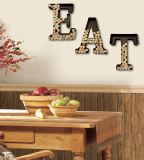 Metal Wine Cork Holder Hanging Letters