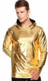 Metallic Shiny Hoodie