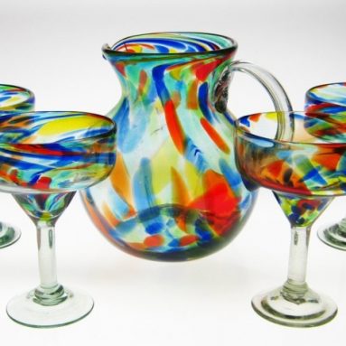 Mexican Margarita Glasses  Pitcher
