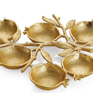 Michael Aram Pomegranate 6 Compartment Plate