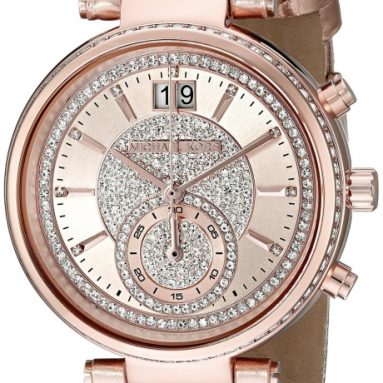 Michael Kors Women’s Sawyer Rose Gold-Tone Watch